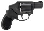 Taurus 2-850121 850 Small 38 Special 5 Shot 2" Matte Black Alloy Steel Barrel, Cylinder & Frame, Black Rubber Grip, Transfer Bar Safety, Concealed Hammer 2 170149