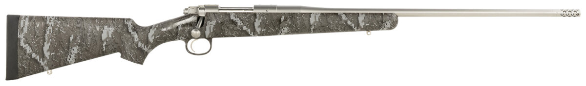 Kimber Mfg, Inc 3000880 Hunter Pro Desolve 308 Win 3+1 22" Black DLC Match Grade Barrel, Steel Receiver, Desolve Blak Fixed Polymer Stock 1 170655