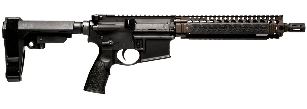 Daniel Defense 0208806030067 DDM4 MK18 No Magazine 10.30" Black Threaded Barrel, Black Hardcoat Anodize Aluminum Picatinny Rail Receiver, SB Tactical SBA3 Brace, Black Overmolded Grip, Ambidextrous 1 173890