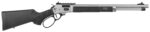 Smith & Wesson 13813 1854 357 Mag 10+1 19.25" Stainless Threaded Barrel, Picatinny Rail Stainless Steel Receiver, M-LOK Forend, Fixed w/Textured Grip Panels Black Synthetic Stock 2 175539