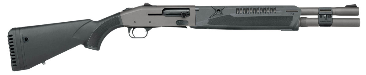 Mossberg 85170 940 Pro 12 Gauge 7+1 18.50" Tungsten Gray Cerakote Barrel, Tungsten Gray Cerakote Aluminum Drilled & Tapped Receiver, Black Fixed Synthetic Stock 1 184758