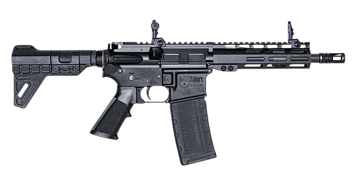 ATI G15MS556ML7BL MilSport 5.56x45mm 30+1 7.50" Threaded Barrel, M-LOK Handguard, Black Aluminum Receiver w/Picatinny Rail, Black Polymer Blade, Black Polymer Grip 1 185432