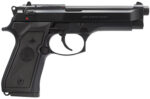 Beretta USA J92M9A0 M9 Full Size Frame 9mm Luger 10+1, 4.90" Steel Barrel, Black Bruniton Serrated Steel Slide & Aluminum Frame w/Beavertail, Ambidextrous 2 23505