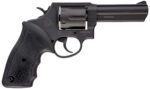Taurus 2-650041 65 Medium 357 Mag/38 Special +P 6 Shot 4" Matte Black Oxide Barrel, Cylinder & Frame, Black Finger Grooved Rubber Grip, Transfer Bar Safety, Exposed Hammer 2 31300