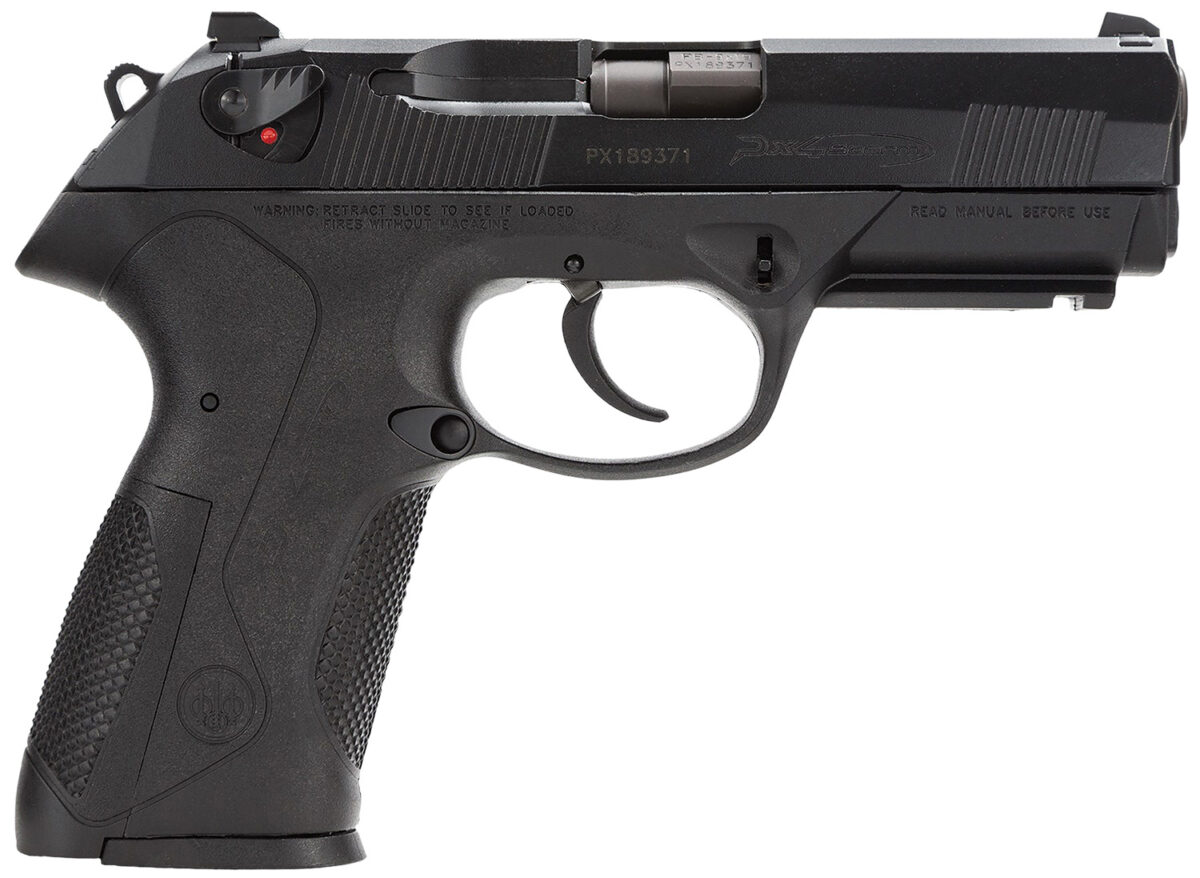Beretta USA JXF9G20CA Px4 Storm *CA Compliant Full Size Frame 9mm Luger 10+1, 4.10" Black Steel Barrel, Black Bruniton Serrated Steel Slide, Black Polymer Frame w/Picatinny Rail, Ambidextrous 1 41944