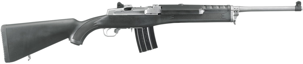 Ruger 5817 Mini-14 Ranch 5.56x45mm NATO 20+1 18.50" Barrel, Matte Stainless Steel, Synthetic Stock, Optics Ready 1 56043