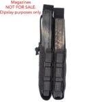 Wilder Tactical Urban Assault Stacked Rifle and Pistol Magazine Pouch-BLK Multi 3 57 1