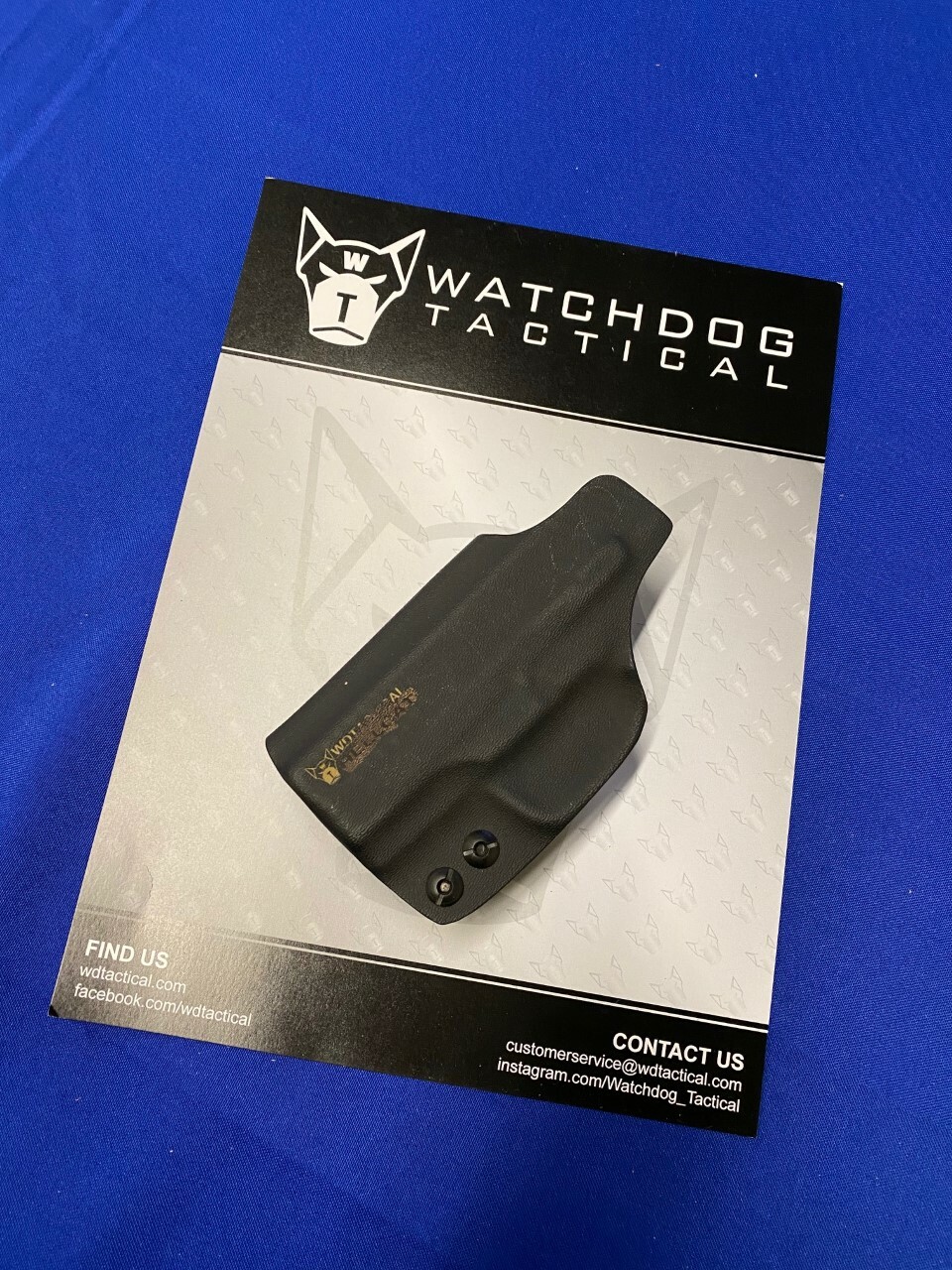 Watchdog Tactical IWB Holster for Walther PPS Gen 2, Right-Handed, Black 1 57 126