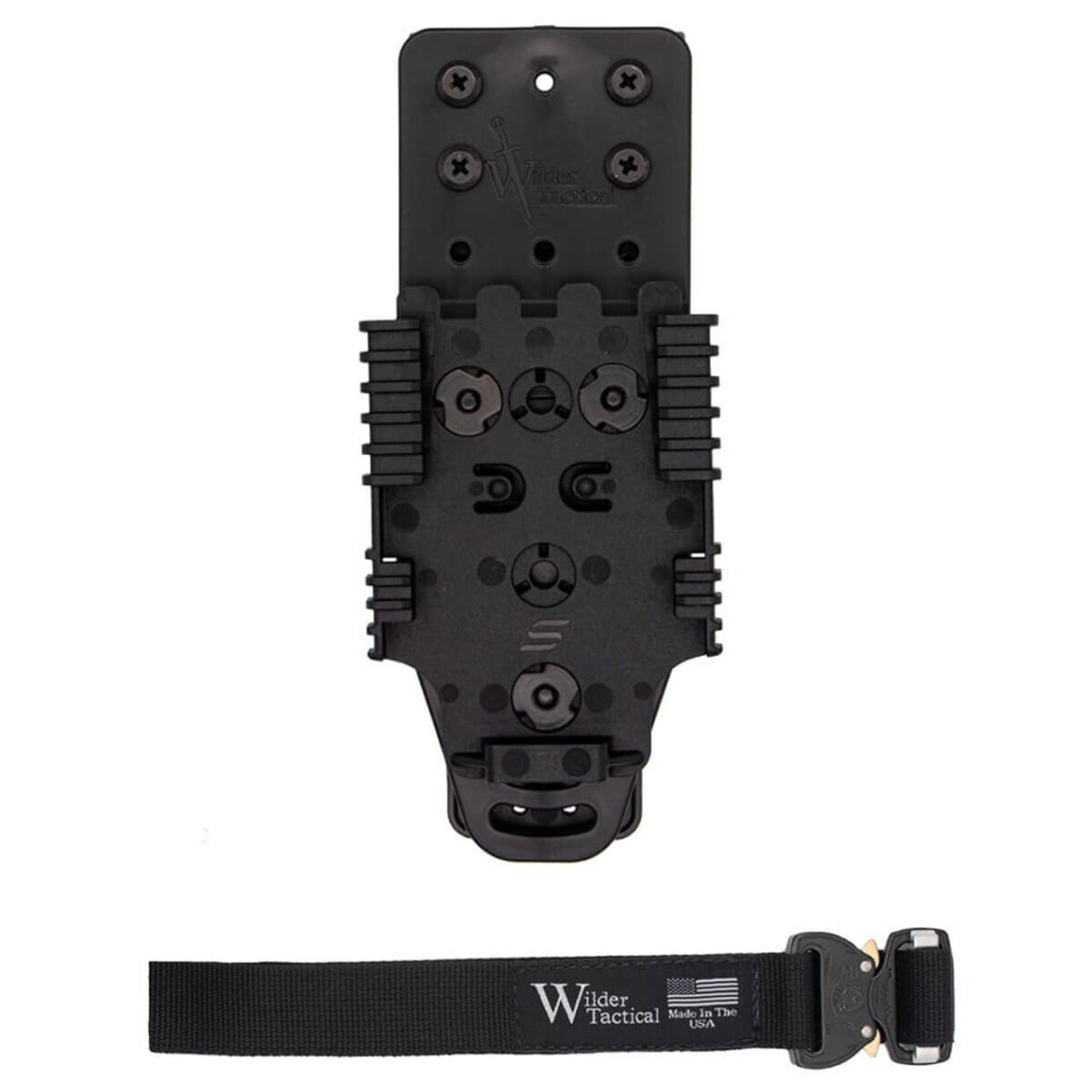 WILDER TACTICAL MULTI HOLSTER PLATFORM V2 W/QLS RECEIVER / 1" WEB STRAP COBRA FM 1 57 258