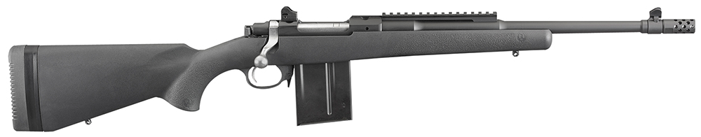 Ruger 6830 Scout Sports South Exclusive 308 Win 10+1 16.10" Matte Black Threaded Barrel, Matte Black Steel Receiver w/Picatinny Rail, Black Synthetic Fixed Stock, Right Hand 1 97557