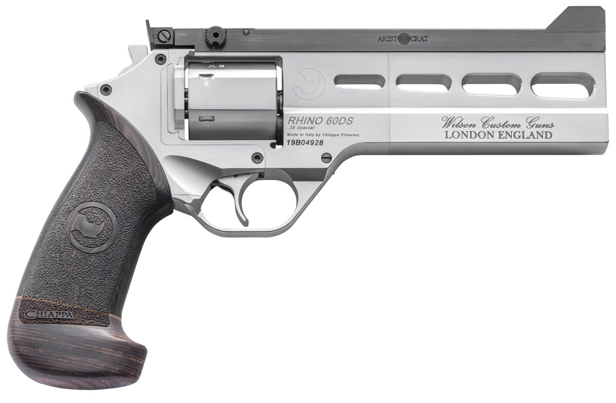 Chiappa Firearms 340302 Rhino Match Master 38 Special 6 Shot, 6" Gray PVD Steel Vent Rib Barrel & Cylinder, Gray PVD Aluminum Frame, Black Hogue Micarta Grip, Exposed Hammer 1 120466