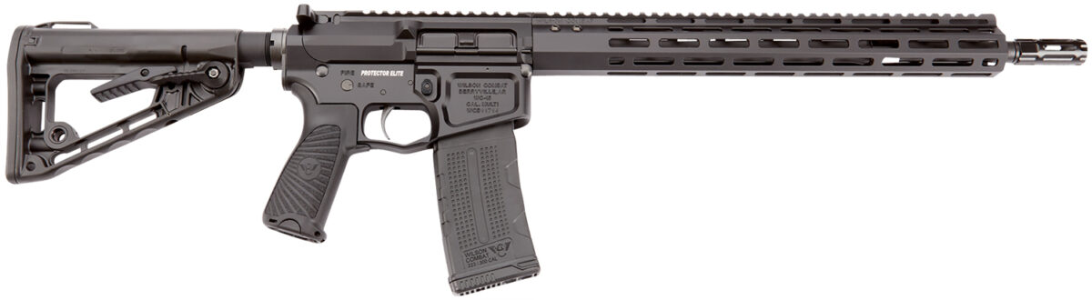 Wilson Combat TRPEC556BL Protector Elite Carbine 5.56x45mm NATO 30+1 16.25" Black Match Grade Barrel, Black Armor-Tuff Aluminum Receiver, Black Synthetic Wilson/Rogers Super Stoc Stock 1 131470