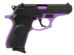 Bersa T380PRP8 Thunder Micro-Compact Frame 380 ACP 8+1, 3.50" Purple Cerakote Steel Barrel, Matte Black Serrated Steel Slide, Purple Cerakote Aluminum Frame 2 139422
