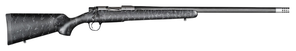 Christensen Arms CA10299414411 Ridgeline 308 Win 4+1 24" Carbon Fiber/Threaded Barrel, Tungsten Gray Cerakote, Black with Gray Webbing Stock 1 145858