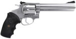 Rossi 2RM669 RM66 357 Mag 6 Shot 6" Satin Stainless Steel Barrel, Cylinder & Frame Black Checkered Rubber Grip 2 150827