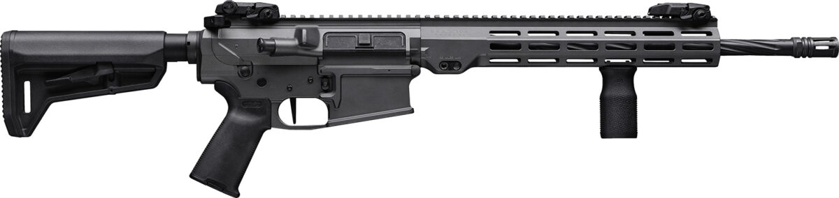 Maxim Defense MXM49682 MD10 L 308 Win 20+1 16" Fluted Barrel, Sniper Gray Cerakote Finish, M-LOK Handguard, Black Magpul Furniture, SL-K Stock, MVG Grip, MBUS Sights, Blackout Defense Flat Trigger 1 159399