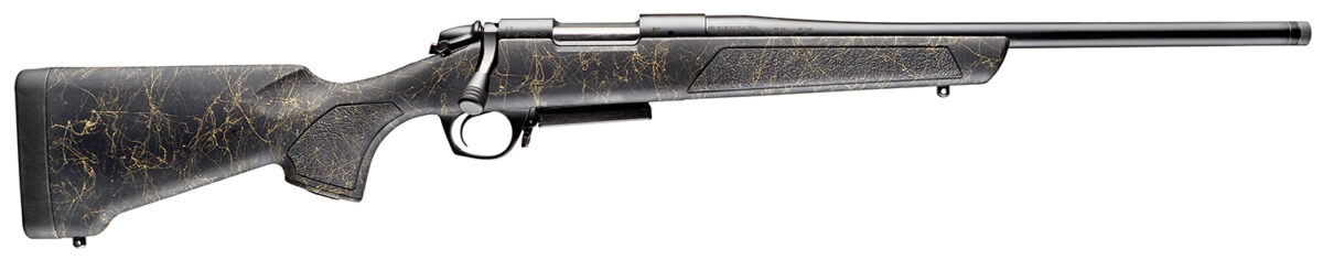 Bergara Rifles B14S903 B-14 Stoke 243 Win 4+1, 20" Graphite Black Cerakote #4.5 Contour Threaded Barrel, Graphite Black Cerakote Steel Receiver, Black Webbed Tan Fixed w/SoftTouch Synthetic Stock 1 160159