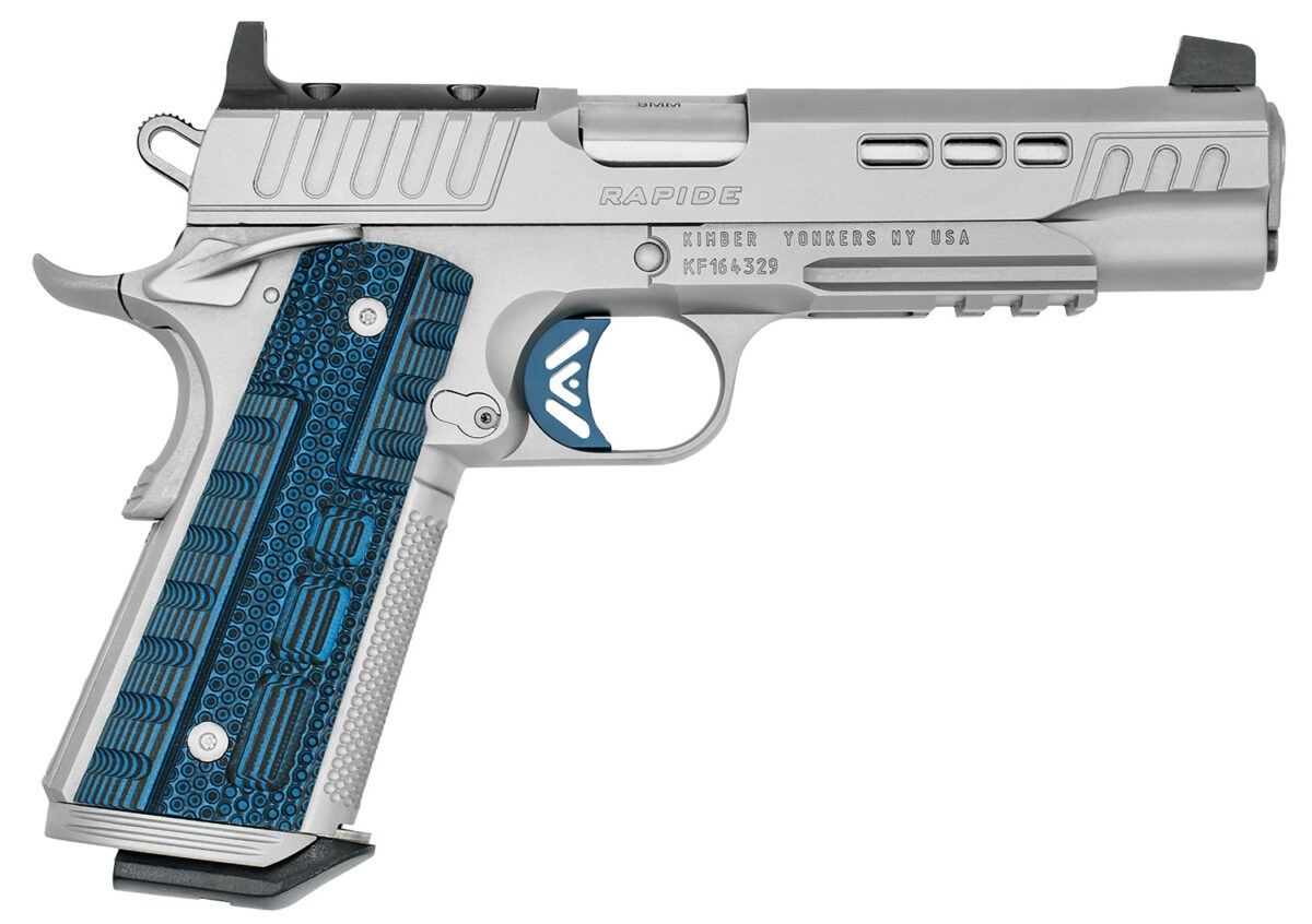 Kimber Mfg.,inc 3000454 Rapide ICE OR 45 ACP 8+1 5" Stepped Cocking Serrations Stainless Steel Slide G-10 Grip 1 170524