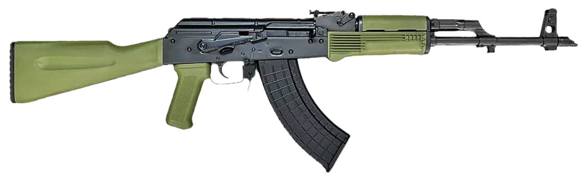 Riley Defense Inc RAK102G RAK 7.62x39mm 30+1 16.25" Black Nitride Threaded Barrel, Black Oxide Mil-Spec Receiver, Fixed Army Green Polymer, Stock OD Green Polymer Grip 1 172107