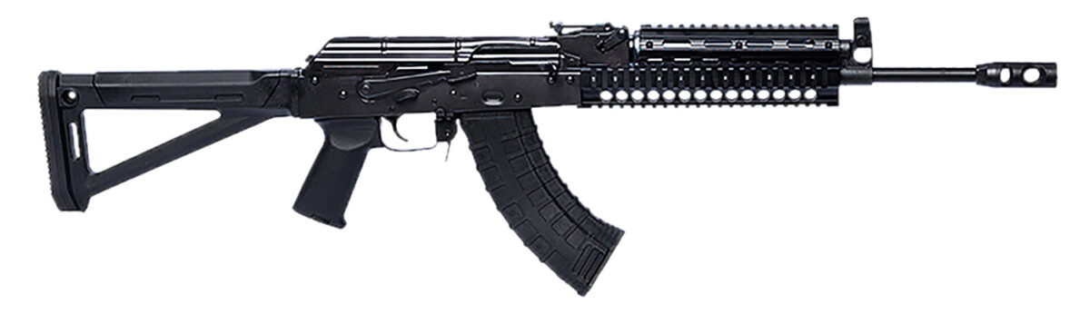 Riley Defense Inc RAK103MP RAK Tactical 7.62x39mm 30+1 16.25" Black Nitride Threaded Barrel, Black Oxide Mil-Spec Receiver, Magpul AK Black Polymer Stock, Black Polymer Grip 1 172108