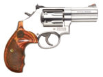 Smith & Wesson 150713 Model 686 Plus Deluxe 357 Mag or 38 S&W Spl +P Stainless Steel 3" Barrel & 7rd Cylinder, Satin Stainless Steel L-Frame, Textured Wood Grip, Internal Lock 2 23987