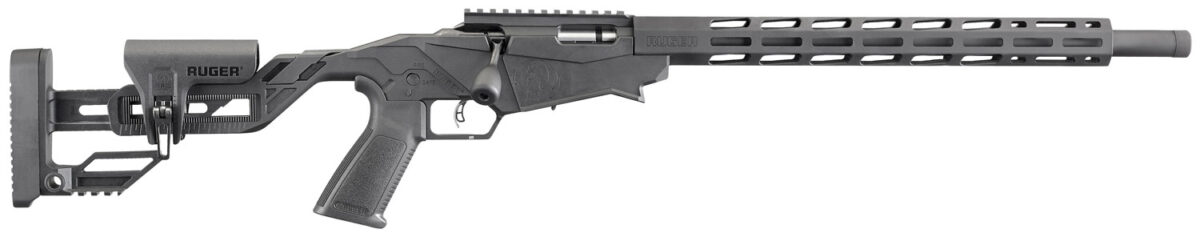 Ruger 8401 Precision Rimfire 22 LR 10+1 18" Threaded 1137 Alloy Steel Barrel, Hard Coat Anodized Finish, Adjustable Quick-Fit Precision Stock, 30 MOA Picatinny Rail, Optics Ready 1 58566