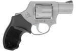 Taurus 2-856029CH 856 Small 38 Special +P 6 Shot 2" Matte Stainless Steel Barrel, Cylinder & Frame, Black Finger Grooved Rubber Grip, Transfer Bar Safety, Concealed Hammer 2 112523