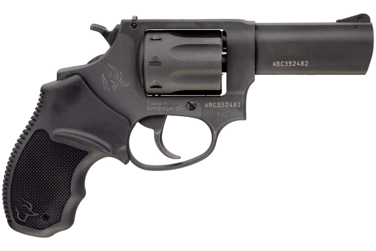 Taurus 2942031 942 22 LR 8rd 3" Barrel, Overall Matte Black Finish Steel & Finger Grooved Black Polymer Grip 1 121954