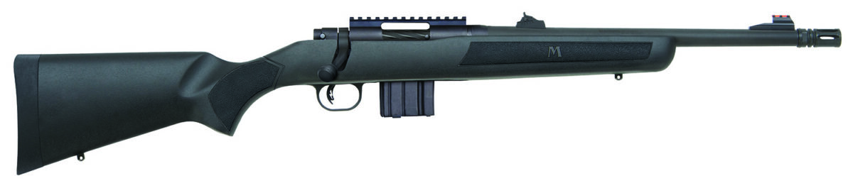 Mossberg 27707 MVP Patrol Full Size 300 Blackout 10+1 16.25" Matte Blued Threaded Bull Barrel, Matte Blued Stainless Steel Receiver w/Picatinny Rail, Black Fixed Synthetic Stock, Right Hand 1 140340