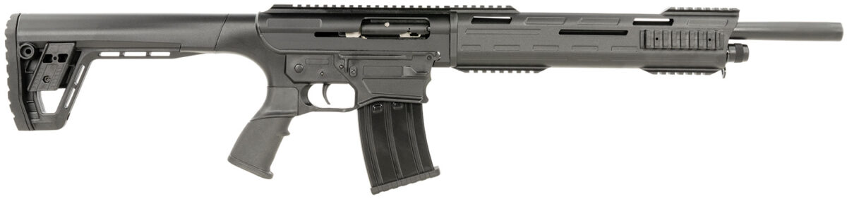 Tokarev USA 21000103 TAR 12 Gauge Semi-Auto 3" 5+1 18.50" Black Steel Barrel, Black Receiver w/Picatinny Rail, Black Fixed Synthetic Stock 1 142859