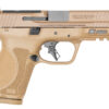 Smith & Wesson 13572 M&P M2.0 Compact 9mm Luger 15+1, 4" Stainless Steel Barrel & Optic Cut/Serrated Stainless Steel Slide, Flat Dark Earth Polymer Frame w/Picatinny Rail 2 144825