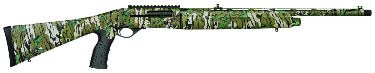 Mossberg 75802 SA Turkey 28 Gauge Semi-Auto 2.75" 4+1 22" Mossy Oak Greenleaf Steel Barrel, Picatinny Rail Receiver, Fixed Mossy Oak Greenleaf Synthetic Stock, Brown Polymer Grip, Right Hand 1 150466