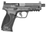 Smith & Wesson 13585 M&P M2.0 Full Size 9mm Luger 17+1, 4.62" Black Armornite Steel Threaded Barrel & Optic Ready/Serrated Slide, Matte Black Polymer Frame w/Picatinny Rail 2 151276