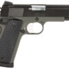 Tisas 10100106 1911 Stingray Carry Frame 9mm Luger 10+1 4.25" Stainless Steel Barrel, Black Cerakote Steel Serrated Slide, Black Cerakote Steel Frame w/Beavertail, Black Sunburst G10 Grip 2 152711