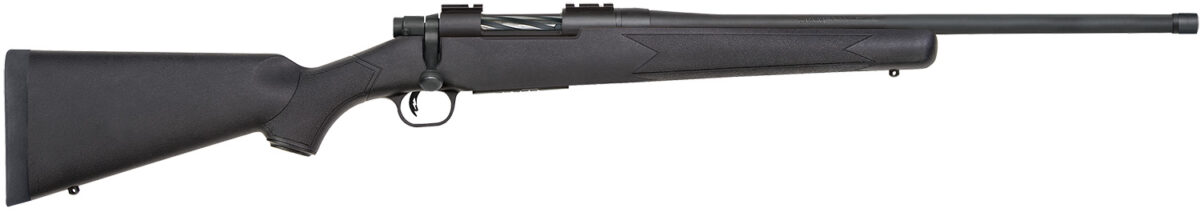 Mossberg 28175 Patriot Full Size 400 Legend 4+1 20" Matte Blued Threaded Barrel, Matte Blued Drilled & Tapped Stainless Steel Receiver, Fixed Black Synthetic Stock, Right Hand 1 158419