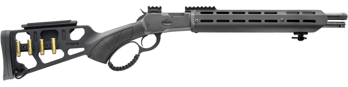 Chiappa Firearms 920434 Wildlands Takedown 92 44 Mag 9+1 16.50" Blued Steel Threaded Barrel, Blued Picatinny Rail Steel Receiver, M-LOK Handguard, Skeletonized Black Synthetic Stock w/Adjustable Comb 1 159585