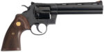Colt Mfg PYTHONBP6WTS Python Target 357 Mag/38 Special 6 Shot 6" Matte Black Carbon Steel Recessed Target Vent Rib Barrel, Cylinder & Frame, Walnut w/Medallion Grip, Exposed Hammer 2 161496