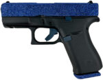 Glock PAX435204NNVY G43X Sub-Compact Frame 9mm Luger 10+1 3.41" Black GMB Barrel, Navy Blue Glitter Serrated Steel Slide, Black Cerakote Polymer Frame w/Beavertail, Black Textured Grip, Ambidextrous 2 173477