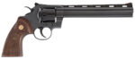Colt Mfg PYTHONBP8WTS Python 357 Mag/38 Special 6 Shot 8" Blued Carbon Steel Vent Rib Barrel, Cylinder & Frame, Wood Grip, Exposed Hammer 2 179950