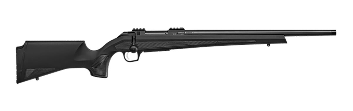CZ-USA 07414 600+ Alpha 308 Win 5+1 20" Black Nitride Threaded Barrel, Black Nitride Aluminum Receiver w/Weaver Rail, Black Soft Touch Fixed Polymer Stock 1 184939