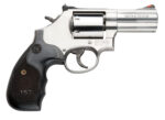 Smith & Wesson 150853 Model 686 Plus 357 Mag 7rd Shot 3" Satin Stainless Steel Barrel, Cylinder & Frame, Black/Silver Custom Wood Grip 2 23984