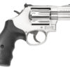 Smith & Wesson 164192 Model 686 Plus 357 Mag or 38 S&W Spl +P Stainless Steel 2.50" Barrel, 7 Shot, Satin Stainless Steel L-Frame, Red Ramp Front/Adjustable White Outline Rear Sights, Internal Lock 2 26250