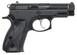 CZ-USA 01190 CZ 75 Compact 9mm Luger 10+1 3.75" Black Steel Barrel & Serrated Slide, Black Polycoat Steel Frame w/Beavertail, Black Plastic Grip, Right Hand 2 31184