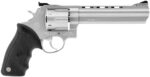 Taurus 2-440069 44 Large 44 Rem Mag 6 Shot 6.50" Matte Stainless Ported Barrel, Cylinder & Frame, Black Finger Grooved Rubber Grip, Transfer Bar Safety, Exposed Hammer 2 31507