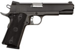 Rock Island 51431 Rock Standard FS 45 ACP Caliber with 5" Barrel, 8+1 Capacity, Overall Black Parkerized Finish Steel, Beavertail Frame, Serrated Slide & Black Rubber Grip 2 35190
