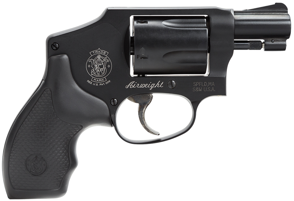 Smith & Wesson 150544 Model 442 *CA Compliant 38 S&W Spl +P 5 Shot 1.88" Stainless Steel Barrel, Carbon Steel Cylinder, Aluminum J-Frame, Black Metal Finish, Integral Front Sight, No Safety Lock 1 70712