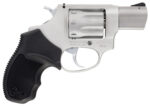 Taurus 2942029 942 22 LR 8rd 2" Barrel, Overall Matte Finish Stainless Steel & Finger Grooved Black Polymer Grip 2 121952