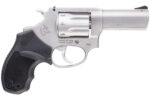 Taurus 2942039 942 22 LR 8rd 3" Barrel, Overall Matte Finish Stainless Steel & Finger Grooved Black Polymer Grip 2 121956