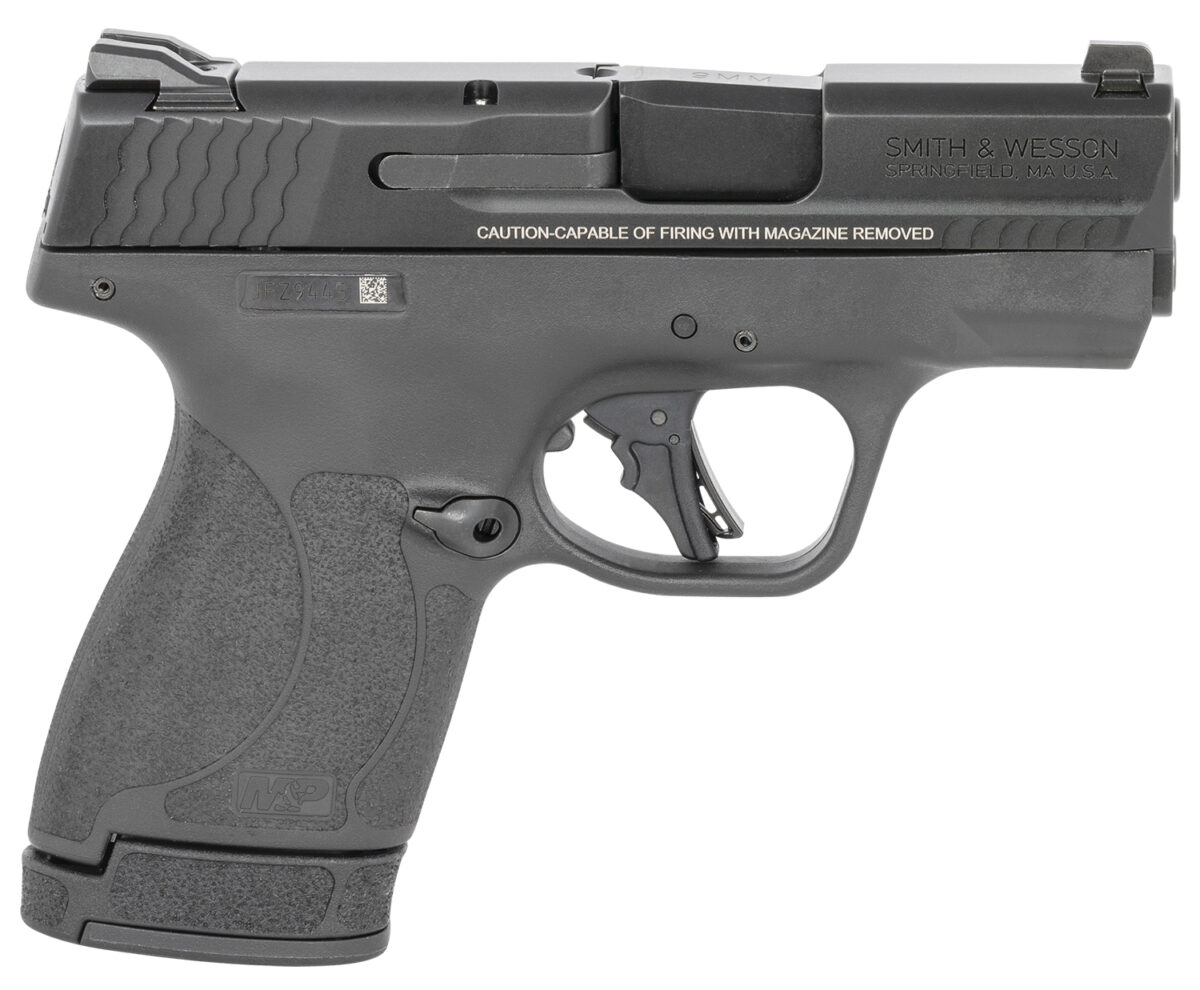 Smith & Wesson 13246 M&P Shield Plus Micro-Compact Frame 9mm Luger 13+1, 3.10" Black Armornite Stainless Steel Barrel & Serrated Slide, Matte Black Polymer Frame, Thumb Safety 1 134506