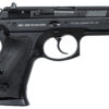 CZ-USA 91199 P-01 Compact Frame 9mm Luger 15+1 3.75" Black Steel Barrel, Black Steel Serrated Slide, Black Polycoat Aluminum Frame w/Beavertail, Black Rubber Grip, Right Hand 2 13658